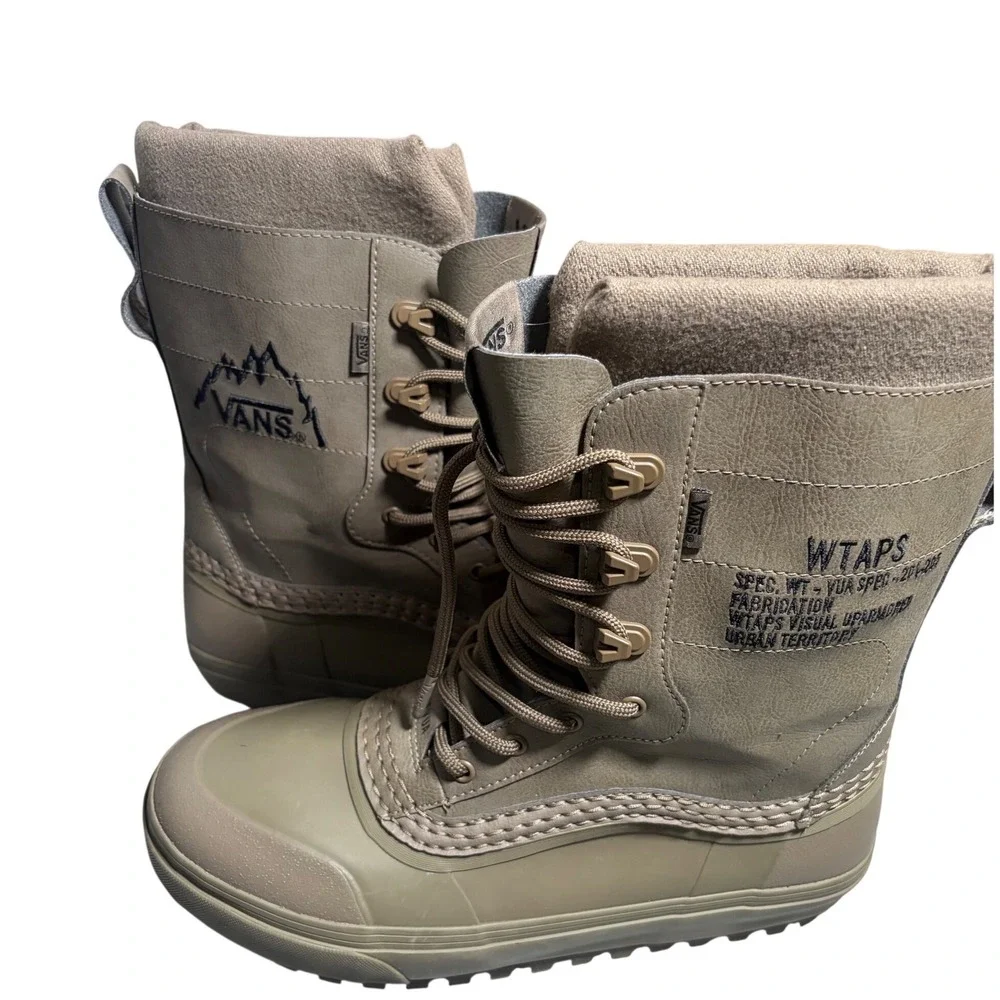 Vans WTAPS Standard Snow MTE Boots Mens 11 Tan Vault Urban Territory Winter Lug